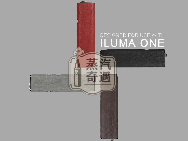 【黑色/灰色/棕色/紅色】IQOS ILUMA ONE保護套 IQOS ONE 6/7代專用木紋皮革防震|纖薄防指紋・免拆殼充電