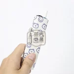 【塗鴉8色可選】IQOS ILUMA I ONE保護殼8代一體機專用橢圓形按鈕｜矽膠＋PU皮革｜防摔防刮｜可直接充電｜可愛塗鴉圖案現貨