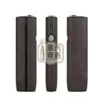 【黑色/灰色/棕色/紅色】IQOS ILUMA ONE保護套 IQOS ONE 6/7代專用木紋皮革防震｜纖薄防指紋・免拆殼充電