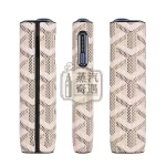 【雅格綠色/紅色/黑灰色/米色現貨】IQOS ILUMA I ONE防摔殼｜IQOS保護套PU皮革全面保護｜IQOS保護套8代橢圓形按鈕一體機配件