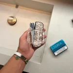 【黑色/紅色/綠色/白色】IQOS ILUMA I專用PU皮革＋TPU保護殼附側蓋 高質感箭頭花紋 防摔防刮 IQOS保護套現貨