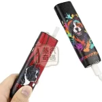 【黑色/橙色/藍色/紅色】IQOS ILUMA ONE保護套一體機圓形按鈕防摔殼｜可愛狗狗圖案｜PU皮革保護套｜IQOS保護殼現貨
