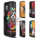 【黑色/橙色/綠色/紅色】IQOS ILUMA PRIME保護殼 防摔防指紋防滑 旗艦磁吸翻蓋款專用｜可愛狗狗圖案TPU＋PU皮革｜現貨供應