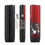 【黑色/橙色/藍色/紅色】IQOS ILUMA ONE保護套一體機圓形按鈕防摔殼｜可愛狗狗圖案｜PU皮革保護套｜IQOS保護殼現貨