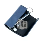 【磨砂紋/格子紋/老花系列】IQOS ILUMA／3.0側開式通用收納保護殼｜PU 皮革防摔便攜包