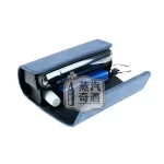 【磨砂紋/格子紋/老花系列】IQOS ILUMA／3.0側開式通用收納保護殼｜PU 皮革防摔便攜包