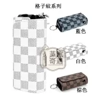 【磨砂紋/格子紋/老花系列】IQOS ILUMA／3.0側開式通用收納保護殼｜PU 皮革防摔便攜包