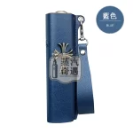【黑色/紅色/黃色/藍色】IQOS ILUMA ONE保護套防摔皮革 哥德風十字造型金屬感設計 適用4.0 / 6 / 7 代一體機｜真皮質感｜附掛繩